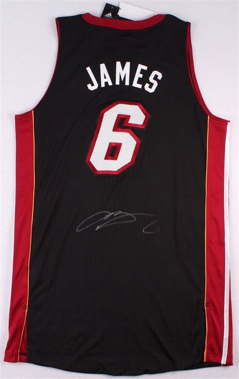 It's crazy to compare this card with other pieces of lebron memorabilia. LeBron James Signed Miami Heat Authentic Adidas Away Jersey (UDA COA)