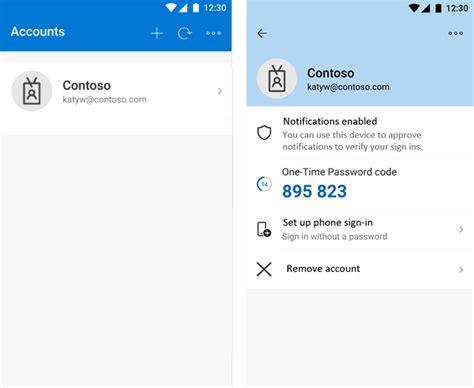 New Feature Microsoft Authenticator App Fullscreen Account Pages For