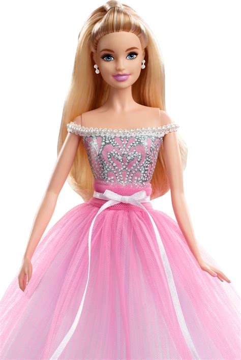 Birthday Wishes Barbie Doll Pink Silver Dvp49 Best Buy