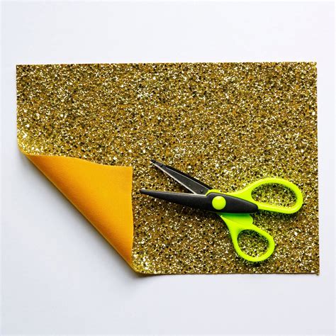 Chunky Glitter Fabric Metallic Gold 100cm X 130cm High Etsy