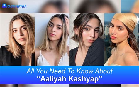Aaliyah Kashyap Age Height Biography Wiki And Everything About