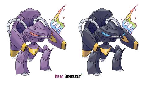 Mega Genesect Contest Entry By Leafyheart On Deviantart