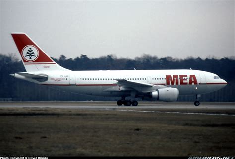 Airbus A310 203 Middle East Airlines Mea Aviation Photo 0729611