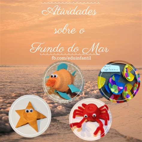 Conhecendo o Fundo do Mar Atividades para Educação Infantil