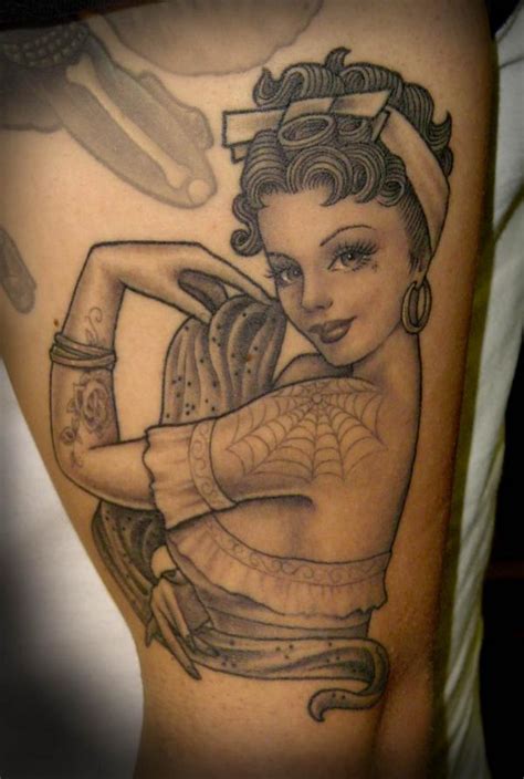Tattoo Blog Tim Hendricks Pinup Tattooed Girl Picture