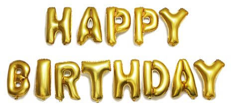 Happy Birthday Foil Balloon Png Transparent Images Png All
