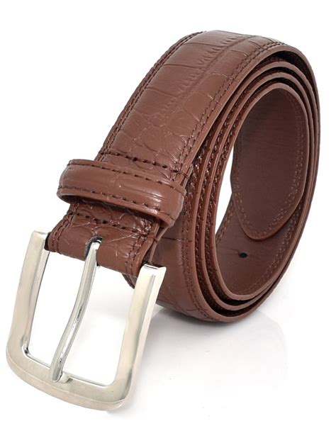 Access Denied Genuine Leather Mens Belt Casual Dress Belts For Men