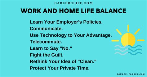 10 Tricks To Practice Work And Home Life Balance Careercliff