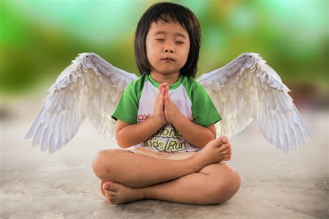 Free Images Little Girl Freedom Angel Yoga Praying People