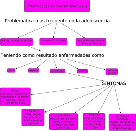 Enfermedades De Transmision Sexual Mapa Conceptual Ever Alexander Gomez