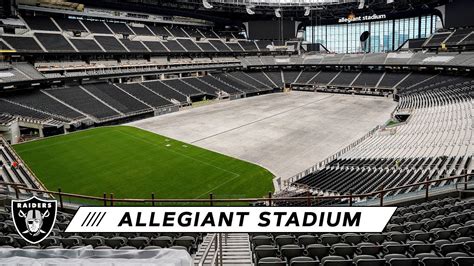 Raiders Gameday Field Tray Moves Inside Allegiant Stadium For The