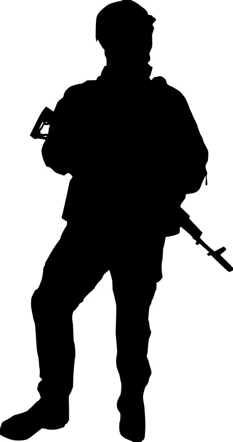 Army Silhouette Png Png Image Collection
