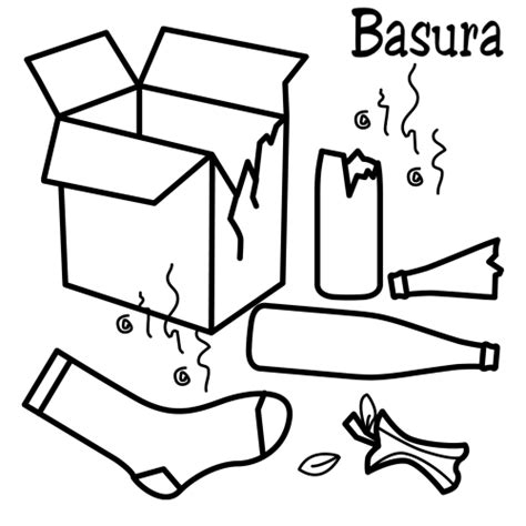 Pinto Dibujos: Basura para colorear
