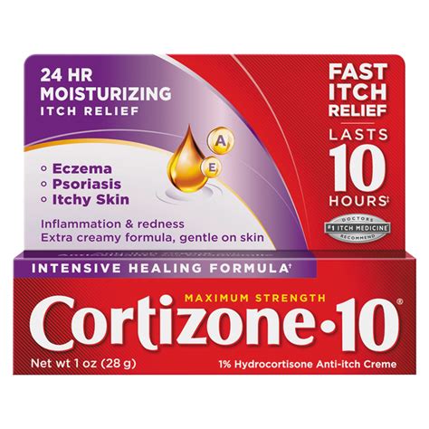Save On Cortizone 10 1 Hydrocortisone Anti Itch Creme Intense Healing Maximum Order Online