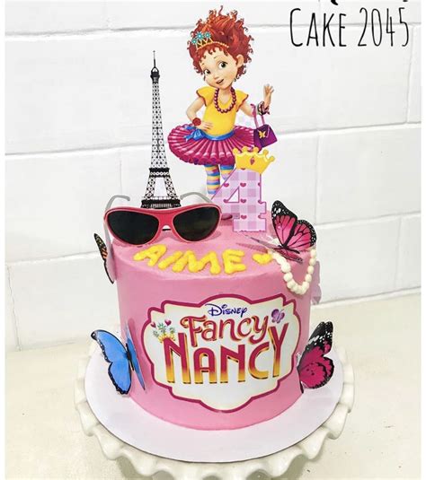 Fancy Nancy Cake In 2022 Fancy Nancy Fancy Nancy Party Girl Cakes