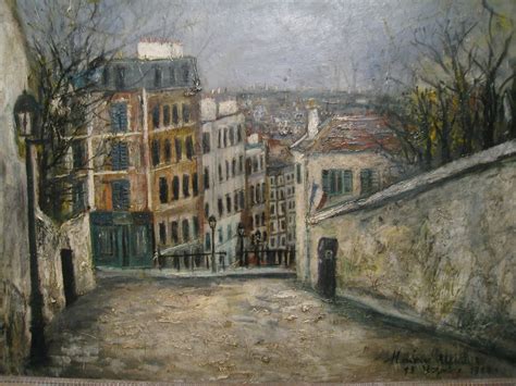 Maurice Utrillos Rue Du Mont Cenis 1914 Musee Orang Flickr