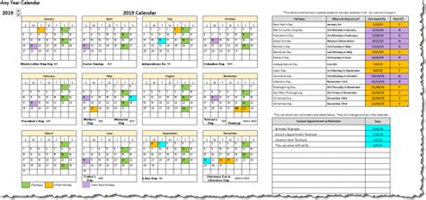 Create An Excel Calendar With Holidays And Appointments Xelplus