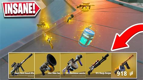 You can see a full list with all cosmetics release in this season here. I got ALL the new Mythic weapons in Fortnite Season 3 ...