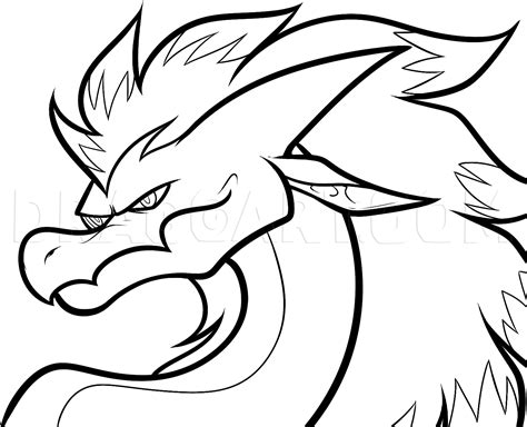 How to Draw Dragon Zoroark, Zoroark From Pokemon, Coloring Page, Trace