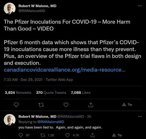 Shared Post Dr Malones Twitter Suspended After This Tweet