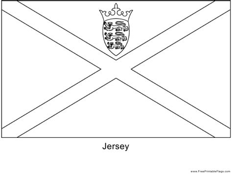 Blank Jersey Flag Template Download Printable Pdf Templateroller