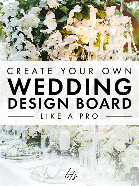 Create Your Own Wedding Design Board Like A Pro Bts Event Management