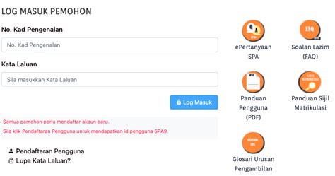 7 pemohon tidak melepasi syarat semakan mendapati pemohon tidak. Proses Tapisan Kemasukan Kerja Kerajaan (SPA) Yang Calon ...