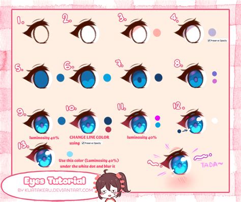 Anime Eyes Drawing Color Alana Pease