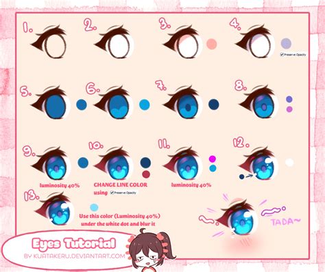 Anime Eyes Coloring Tutorial How To Draw An Eye Anime How To Draw