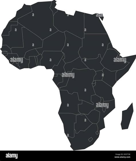 Africa Political Map Blank