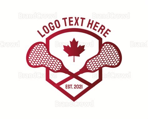 Canada Lacrosse Badge Logo Brandcrowd Logo Maker