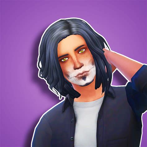 Sims 4 Male Hair Long Cc