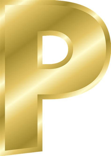 Letter P Capital · Free Vector Graphic On Pixabay