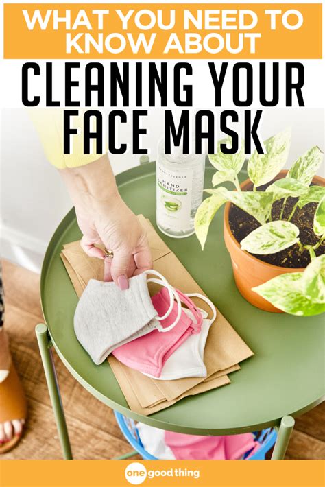 Heres How To Clean Your Face Mask The Right Way