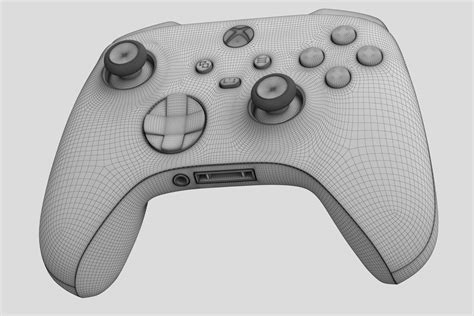 It features all of the same customization options as well, but instead of only two profiles, there are four. XBox Series X Controller 2020 3D Model in Computer 3DExport