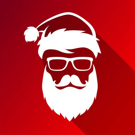Royalty Free Santa With Sunglasses Clip Art Vector Images