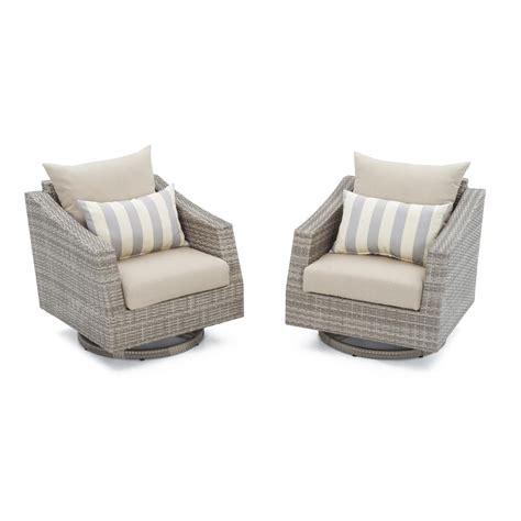 This item ships in its original packaging. RST Brands Cannes All-Weather Wicker Motion Patio Lounge ...