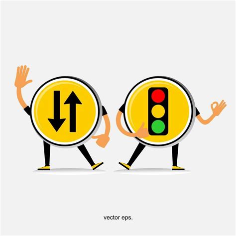 Two Men Standing Next To A Traffic Light And A Stop Sign 35081467