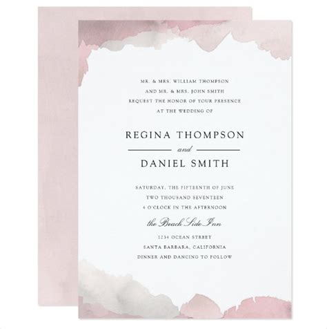 Best Wedding Invitation Designs And Examples 24 In Publisher Word