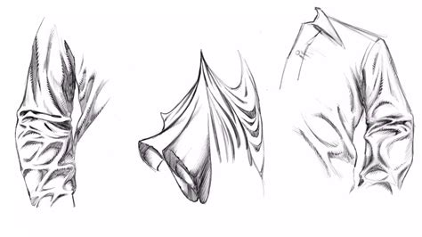 Sketch for anime drawing lessons maid or waitress clothing. Drawing Clothing and Wrinkles - Line Art Study - YouTube