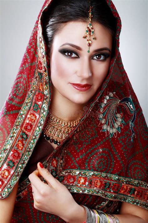 Indian Beauty Face Stock Photo Image Of Jewelry Lady 61932598