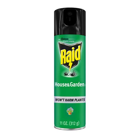 Raid Insect Killer House And Garden I 11 Oz