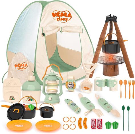 Deao Kids Camping Toys Set With Play Tent23 Pcs Outdoor