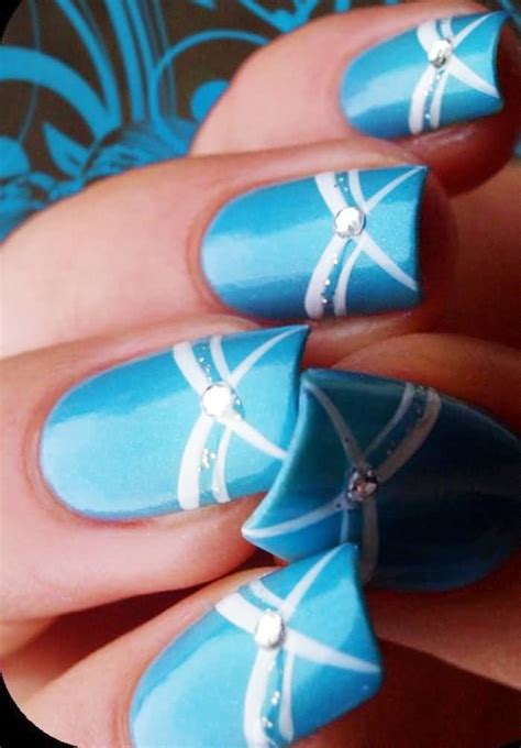Light Blue Nail Design Updated 55 Blissful Baby Blue Acrylic Nails