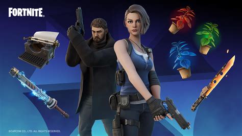You Want Stars Chris Redfield And Jill Valentine Come To Fortnite