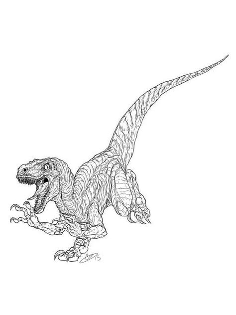 Indoraptor Coloring Page Jurassic World Movie Indoraptor Coloring How