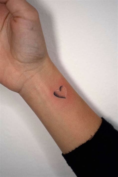 35 Stunning Small Heart Tattoo Ideas Open Heart Tattoo Couple Tattoo