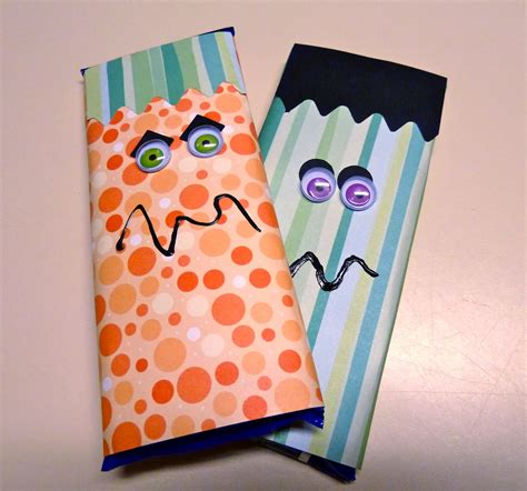 Custom candy bar wrapper instructions youtube. Make it easy crafts: Halloween candy bar wrappers | kid's craft