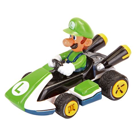 Pull Back Super Mario Kart Luigi Thimble Toys