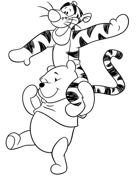 Winnie The Pooh Tigger Coloring Pages Coloring Pages